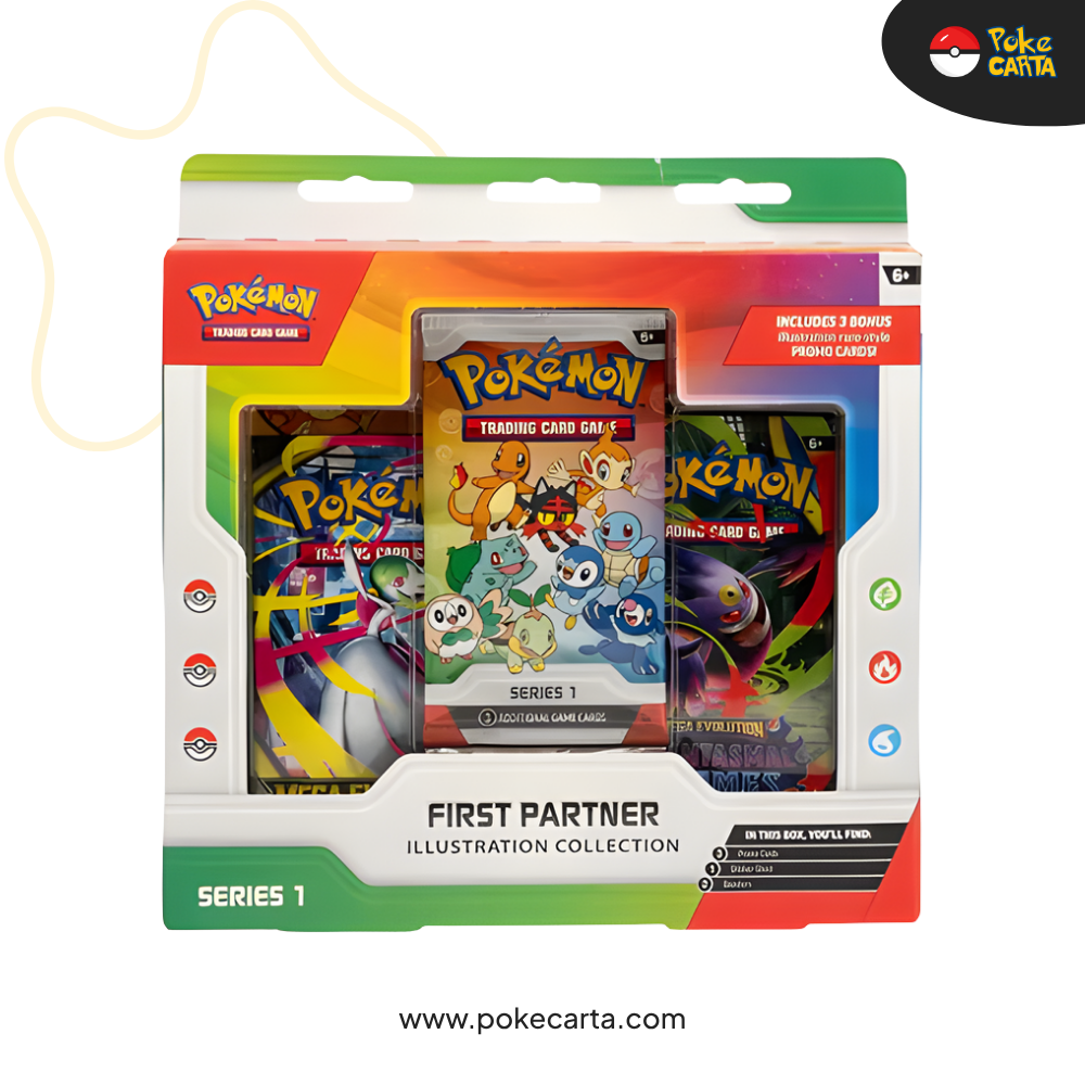 新品 First Partner series 1 BOX POKÉMON: FIRST PARTNER - ILLUSTRATION COLLECTION - SERIES 1 (EN