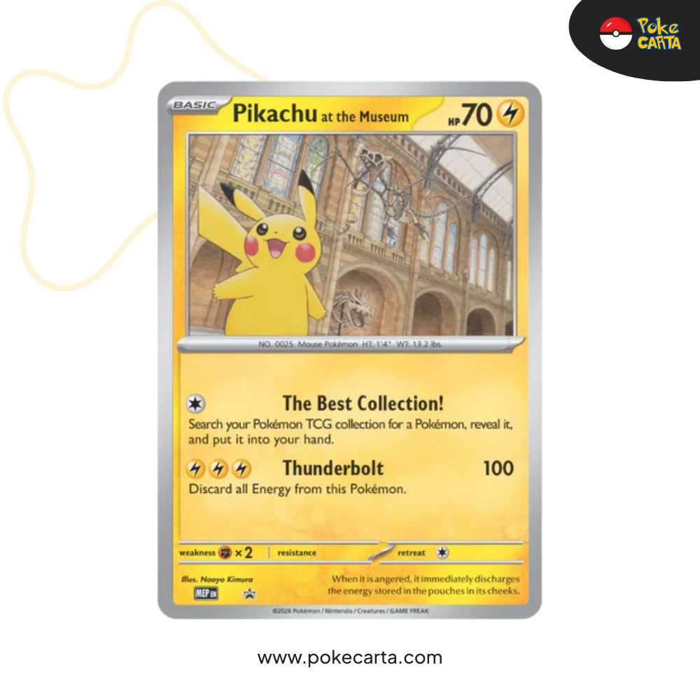 ポケモンカードゲーム Pikachu at the Museum ロンドン自然史博物館コラボ】『Pikachu at the Museum（ピカチュウの