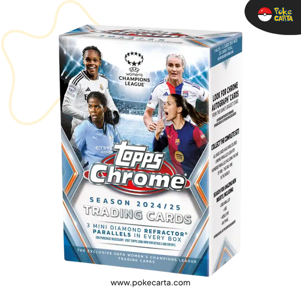 2024-25 TOPPS CHROME UEFA WOMEN’S CHAMPIONS LEAGUE - VALUE BOX (EN)