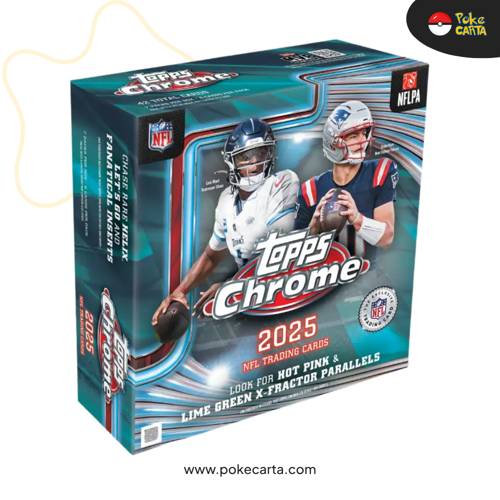2025 TOPPS CHROME FOOTBALL – MEGA BOX (EN)