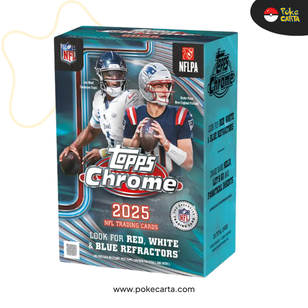2025 TOPPS CHROME FOOTBALL – VALUE BOX (EN)