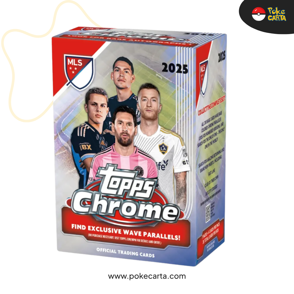 2025 TOPPS MLS CHROME SOCCER – VALUE BOX (EN)
