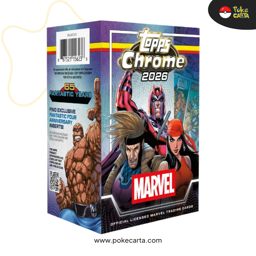 2026 TOPPS CHROME MARVEL COMICS – VALUE BOX (EN)