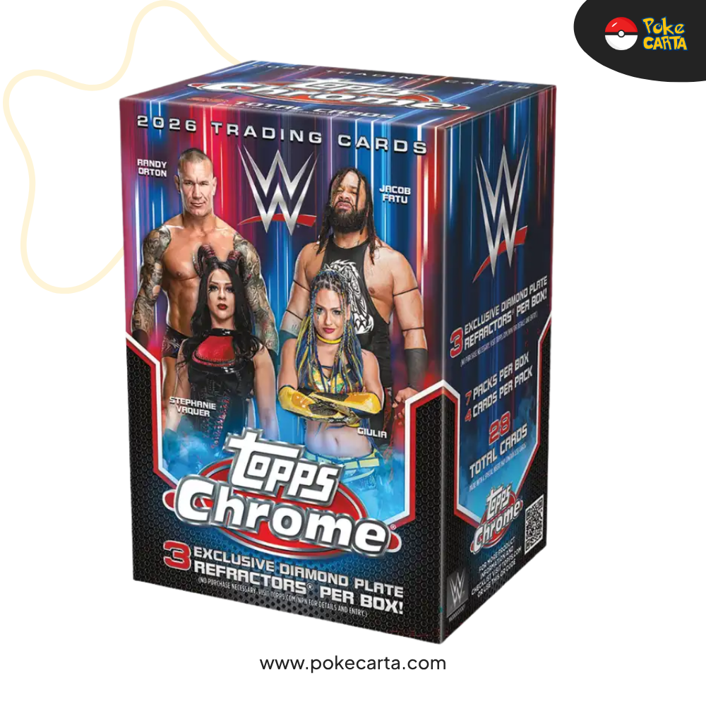 2026 TOPPS CHROME WWE – VALUE BOX (EN)