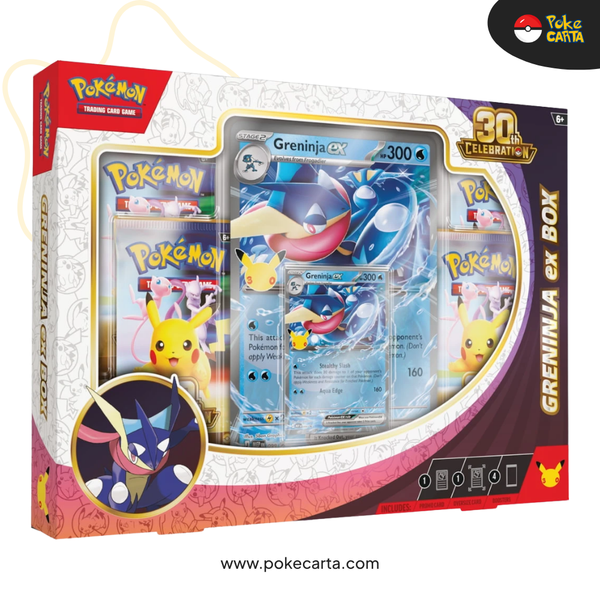 POKÉMON: 30TH CELEBRATION EX BOX GRENINJA EX (EN) - Prednaročilo
