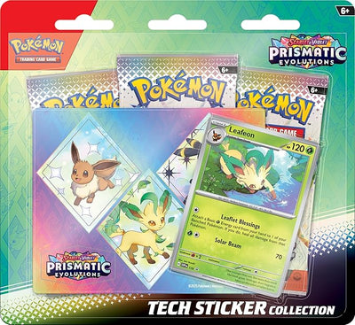 POKÉMON: Scarlet & Violet 8.5: Prismatic Evolutions Tech Sticker Collection - Leafeon (EN)