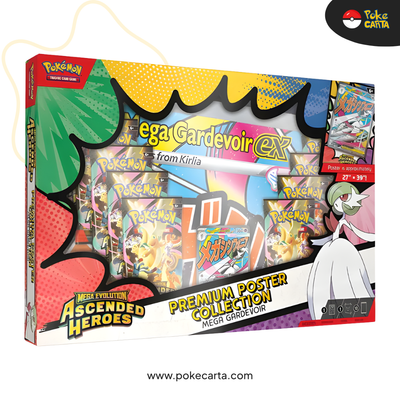 ASCENDED HEROES - MEGA EVOLUTION - PREMIUM POSTER COLLECTION - GARDEVOIR