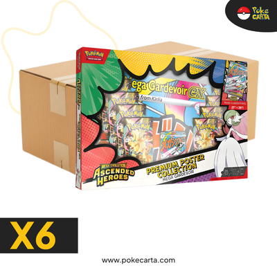 ASCENDED HEROES - SEALED 6 MEGA EVOLUTION - PREMIUM POSTER COLLECTION - GARDEVOIR