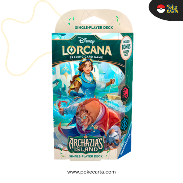 DISNEY LORCANA: ARCHAZIA'S ISLAND STARTER DECK - RUBY & SAPPHIRE (EN)