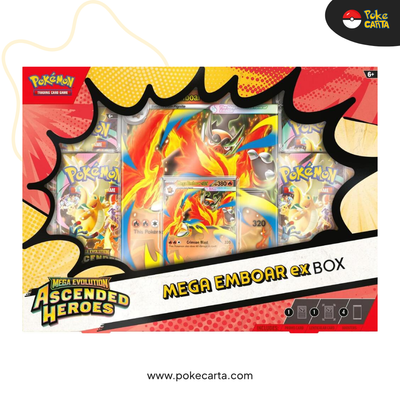 POKÉMON: ASCENDED HEROES - MEGA EMBOAR EX BOX (EN)