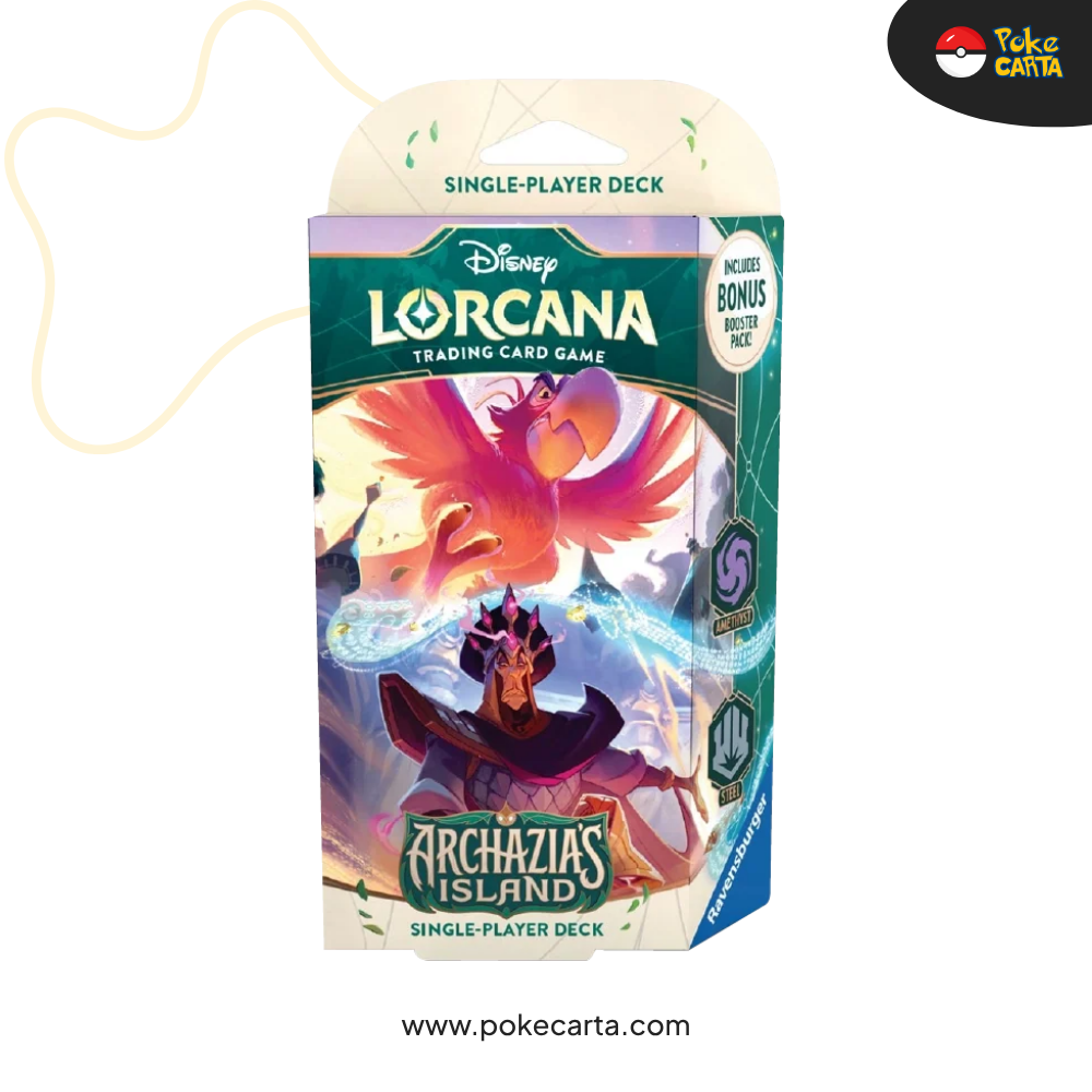 DISNEY LORCANA: ARCHAZIA'S ISLAND STARTER DECK - AMETHYST & STEEL (EN)