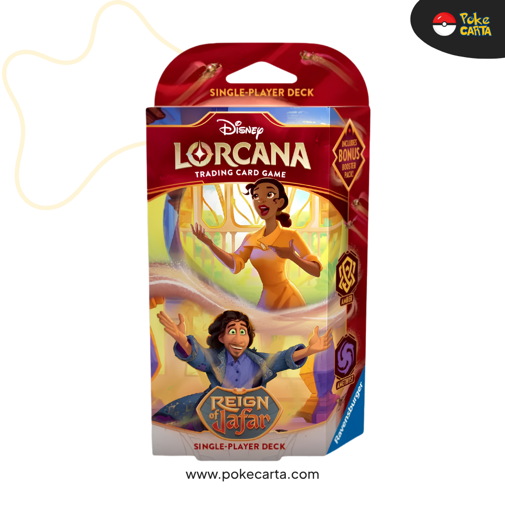 DISNEY LORCANA: REIGN OF JAFAR STARTER DECK - AMBER & AMETHYST (EN)