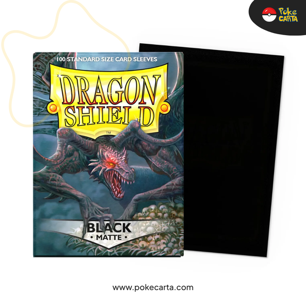 DRAGON SHIELD - STANDARD SLEEVES (100 SLEEVES) - BLACK