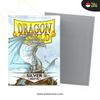 DRAGON SHIELD - STANDARD SLEEVES (100 SLEEVES) - SILVER