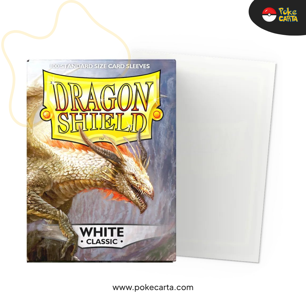 DRAGON SHIELD - STANDARD SLEEVES (100 SLEEVES) - WHITE