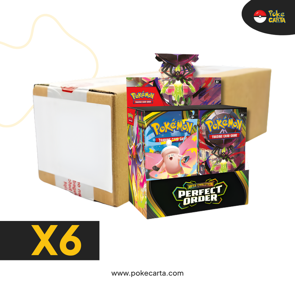 PERFEKTNÍ STAV - ORIGINÁLNĚ ZAPEČETĚNÝ KARTON SE 6 BOOSTER BOXY