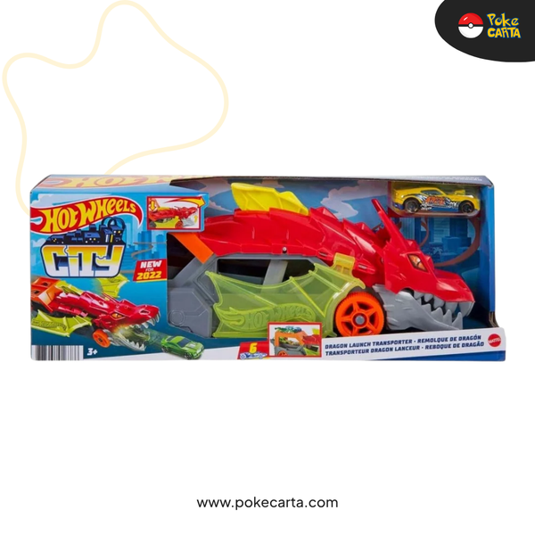 MATTEL: HOT WHEELS CITY DRAGON LAUNCH TRANSPORTER