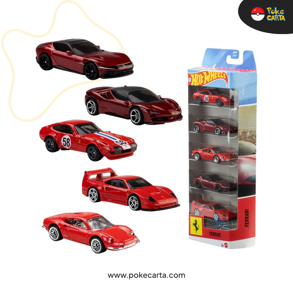 MATTEL: HOT WHEELS FERRARI 5-PACK