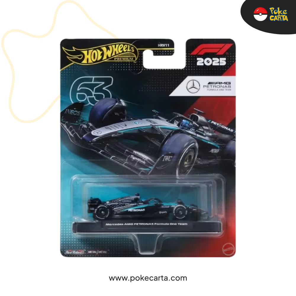 MATTEL: HOT WHEELS PREMIUM F1 TEAM MERCEDES-BENZ DRIVER 1 – PokeCarta.com