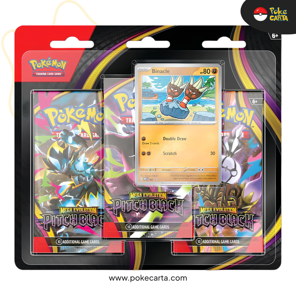 POKÉMON: PITCH BLACK 3-PACK BLISTER (EN)