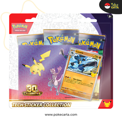 POKÉMON: 30th CELEBRATION TECH STICKER COLLECTION (EN) - Prednaročilo