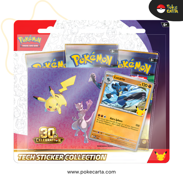 POKÉMON: 30th CELEBRATION TECH STICKER COLLECTION (EN) - Prednaročilo