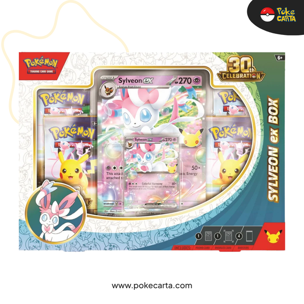POKÉMON: 30TH CELEBRATION EX BOX SYLVEON EX (EN) - Prednaročilo