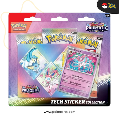 POKÉMON: Scarlet & Violet 8.5: Prismatic Evolutions Tech Sticker Collection - Sylveon (EN)