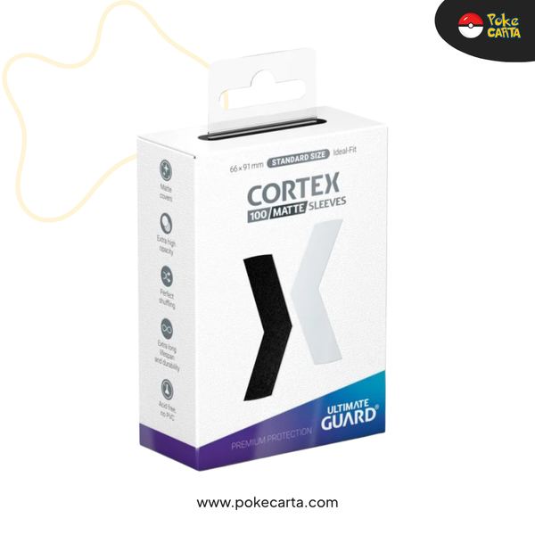 ULTIMATE GUARD - CORTEX SLEEVES STANDARD SIZE MATTE (100) - BLACK
