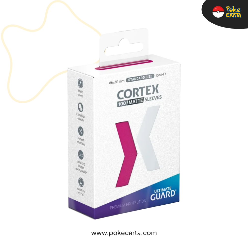 ULTIMATE GUARD - CORTEX SLEEVES STANDARD SIZE MATTE (100) - PINK