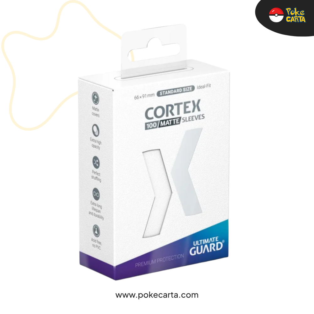 ULTIMATE GUARD - CORTEX SLEEVES STANDARD SIZE MATTE (100) - WHITE