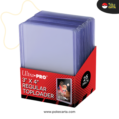 Ultra Pro: 3" x 4" CLEAR REGULAR TOPLOADER  (25 KOSOV)