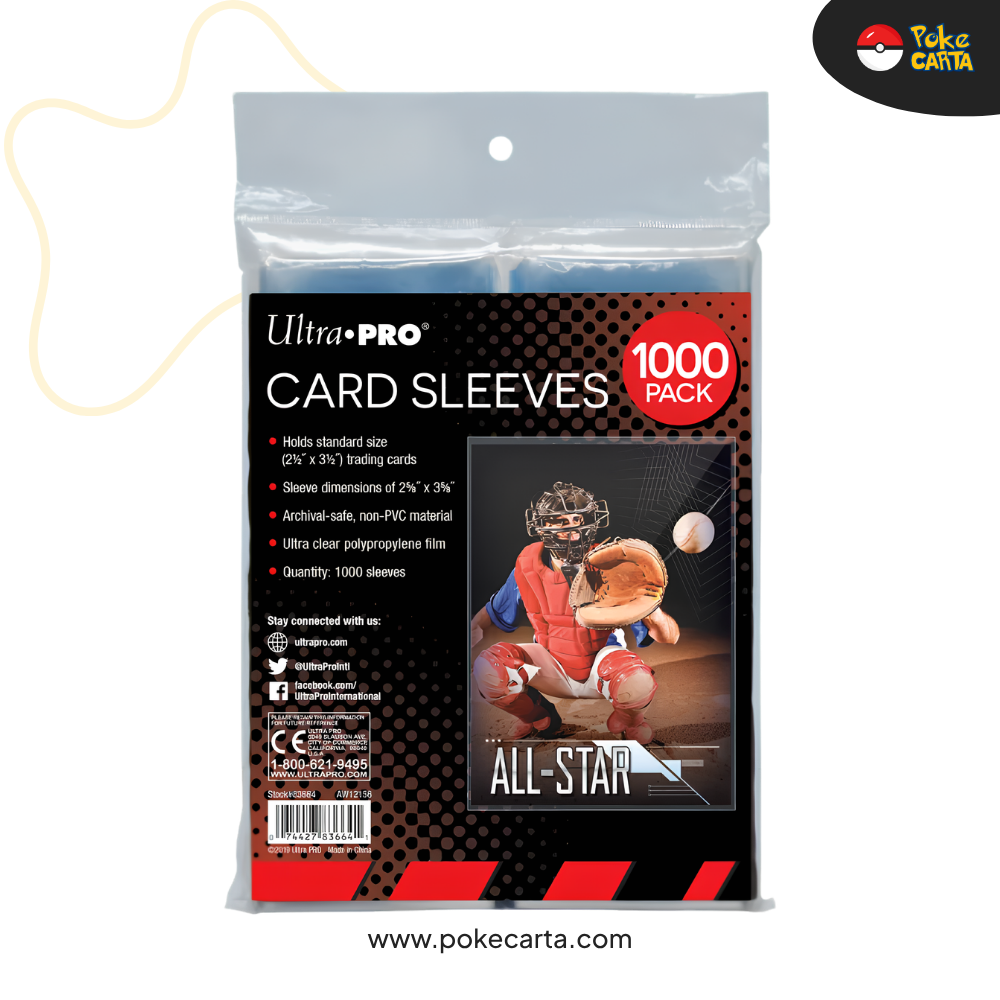 ULTRA PRO: STANDARD SLEEVES - REGULAR SOFT CARD (1000 KOSOV)