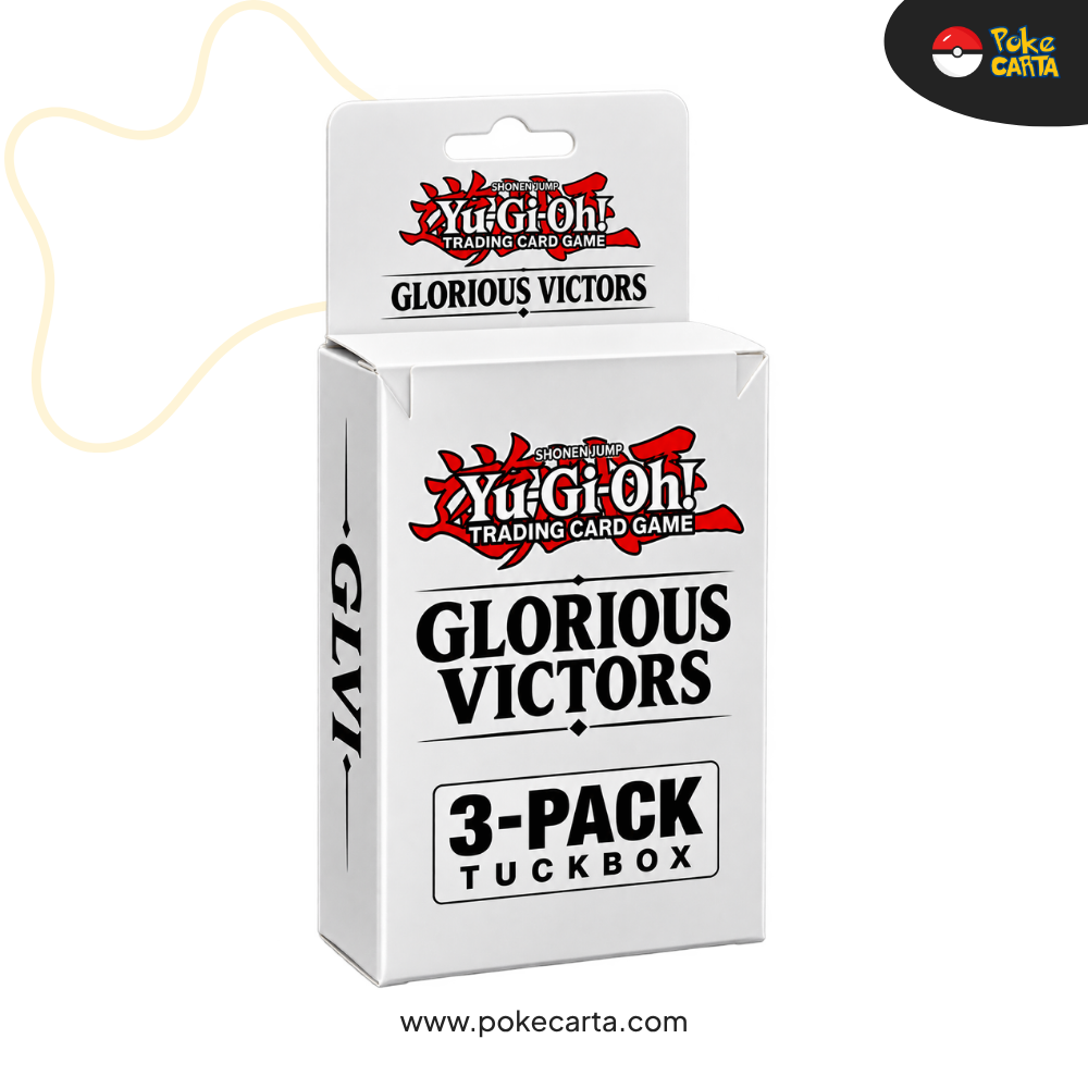 YU-GI-OH! GLORIOUS VICTOR 3-PACK TUCKBOX (EN) - Prednaročilo