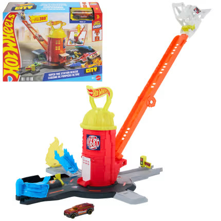 MATTEL: HOT WHEELS CITY SUPER FIRE STATION