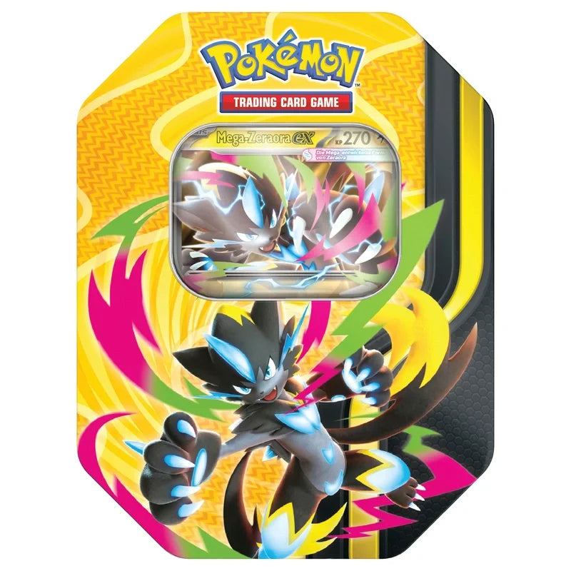 POKÉMON TCG: MEGA-ENTWICKLUNG - MEGA-ZERAORA EX TIN (DE)