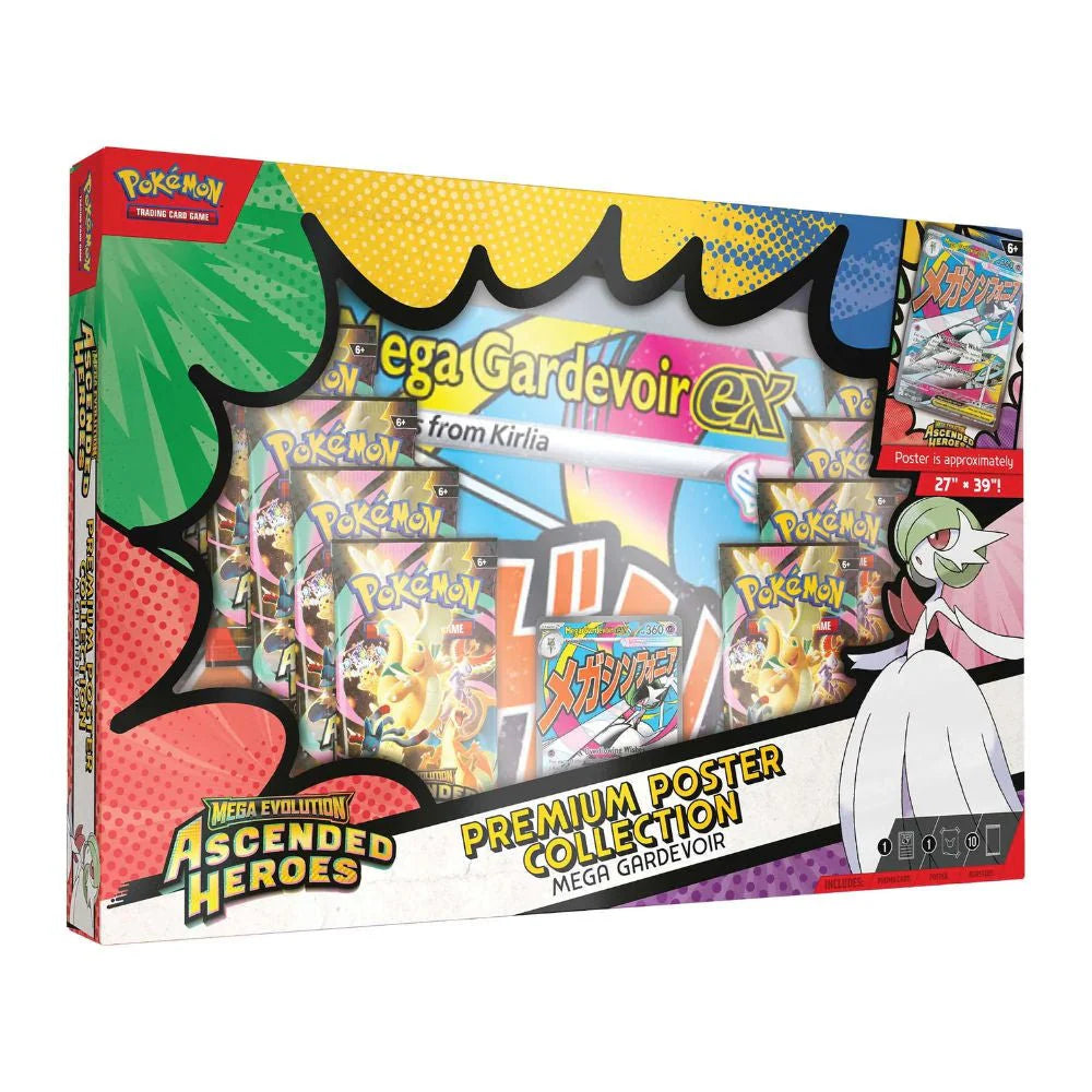 Pokémon TCG: Mega Evolution - Ascended Heroes - Premium Poster Collection - Gardevoir