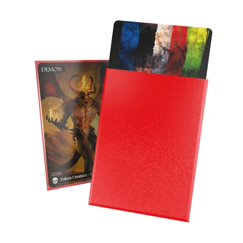 Ultimate Guard - Cortex Sleeves Standard Size Matte (100) - Red